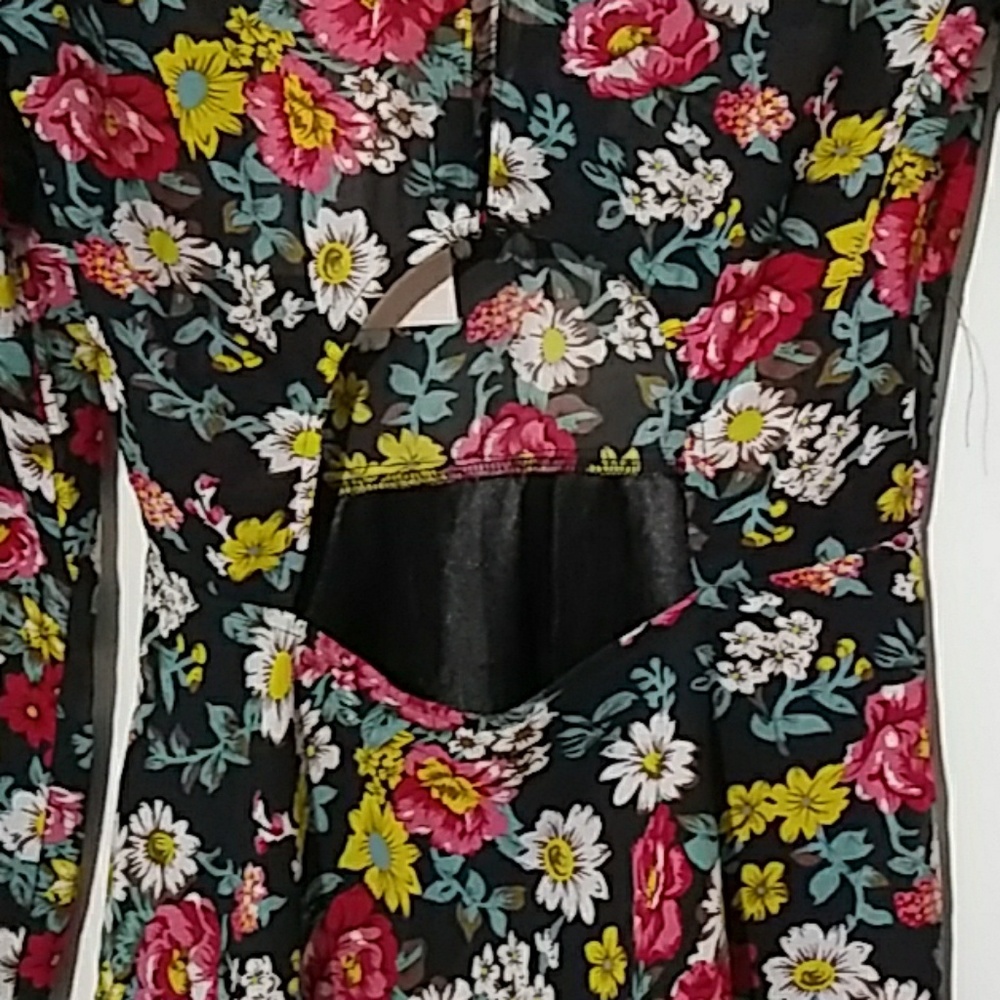 YAYA Nom de Plume Floral Print Dress